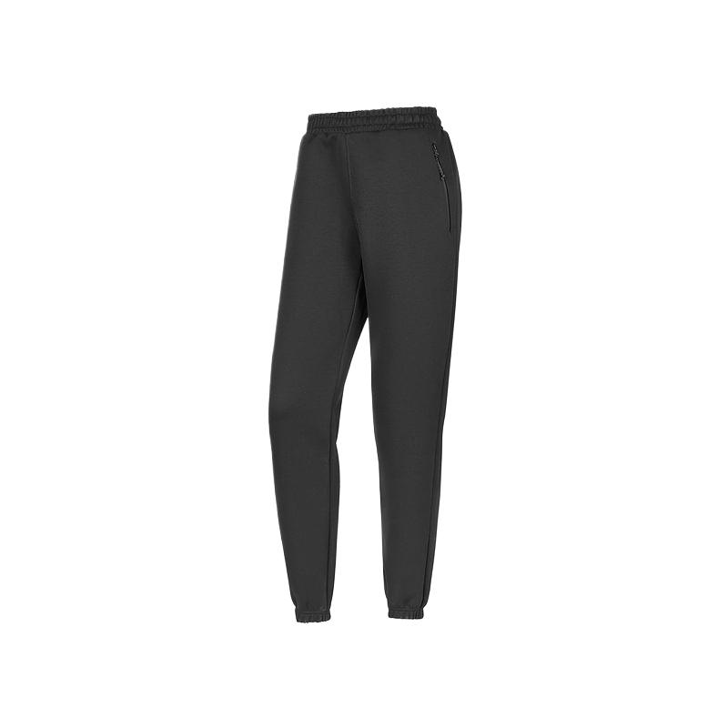 Skechers Outdoor Series Simple Logo Comfortable Breathable Fashion Leisure Knitted Sports Pants Women pants Carbon-Black P125W117-0018 M