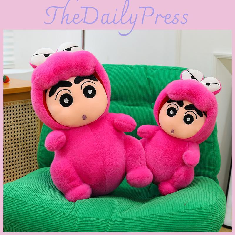 Crayon Shinchan Cute Animal Plush Backpack With Transforming Crocodile Design