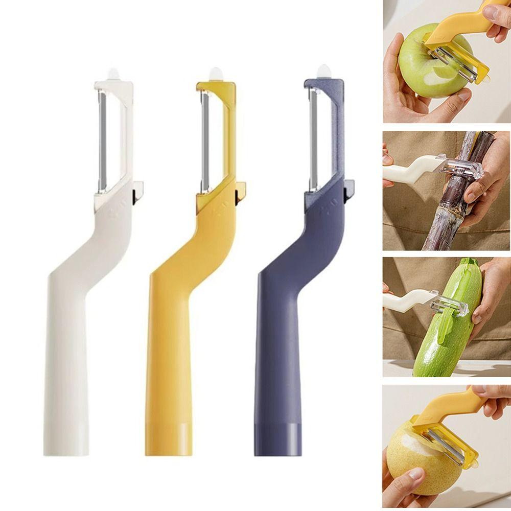 

Multifunctional Vegetable Fruit Peeler Ergonomic Handle Kitchen Peeling Tool Kitchen Scraper Home синій