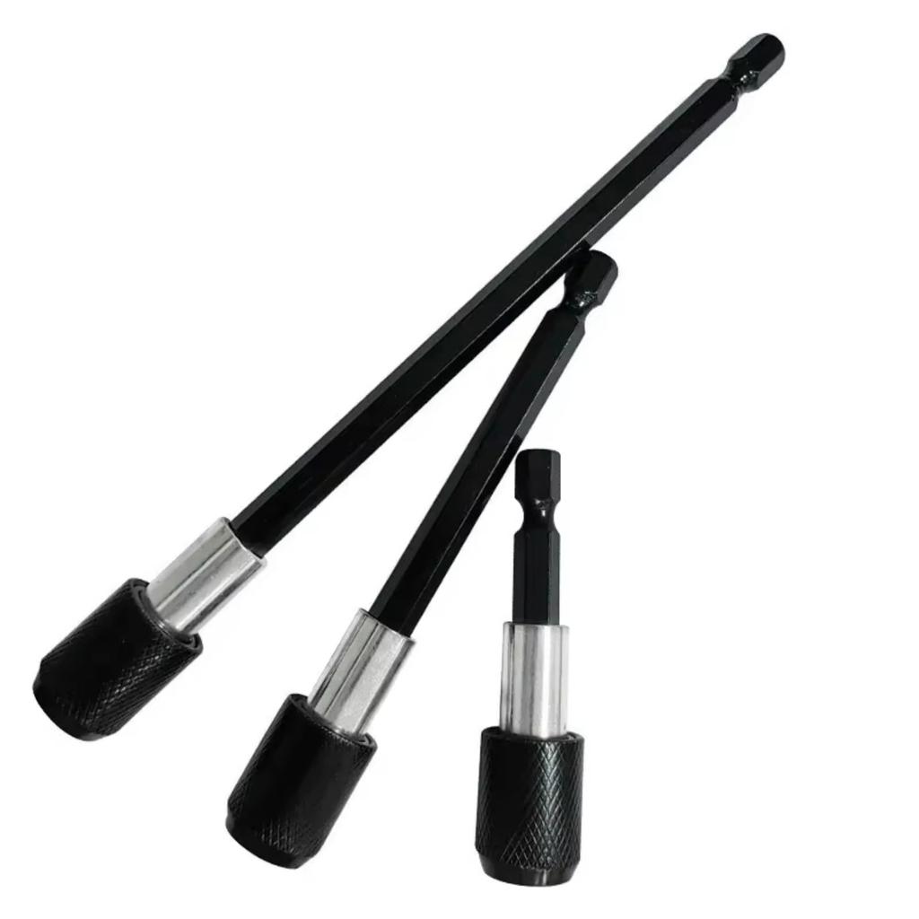 3Piece Quickly Release Screwdriver Extension Rod For Easy Operation Long Last Performances In Various Repair Tasks