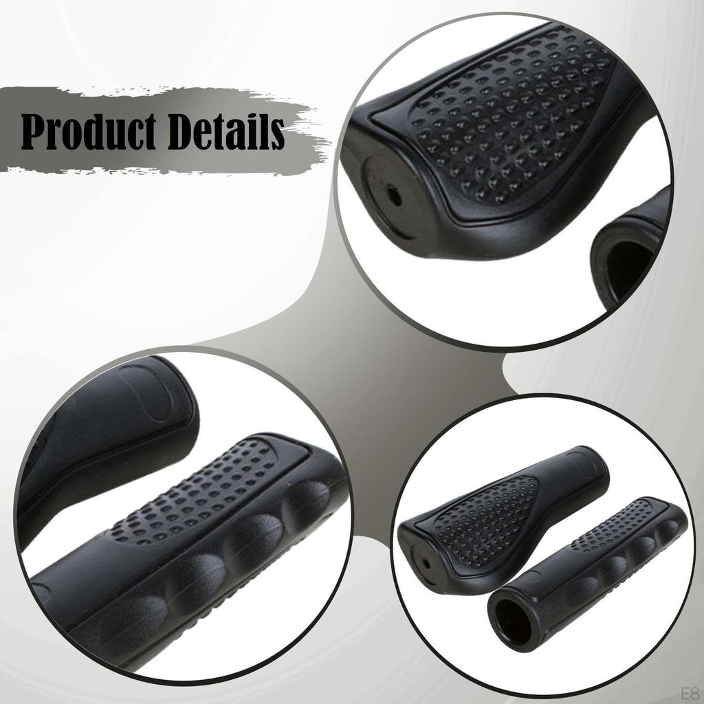 2 Pieces Wheelchair Hand Grips Replace Replacement Parts for Transport Chair