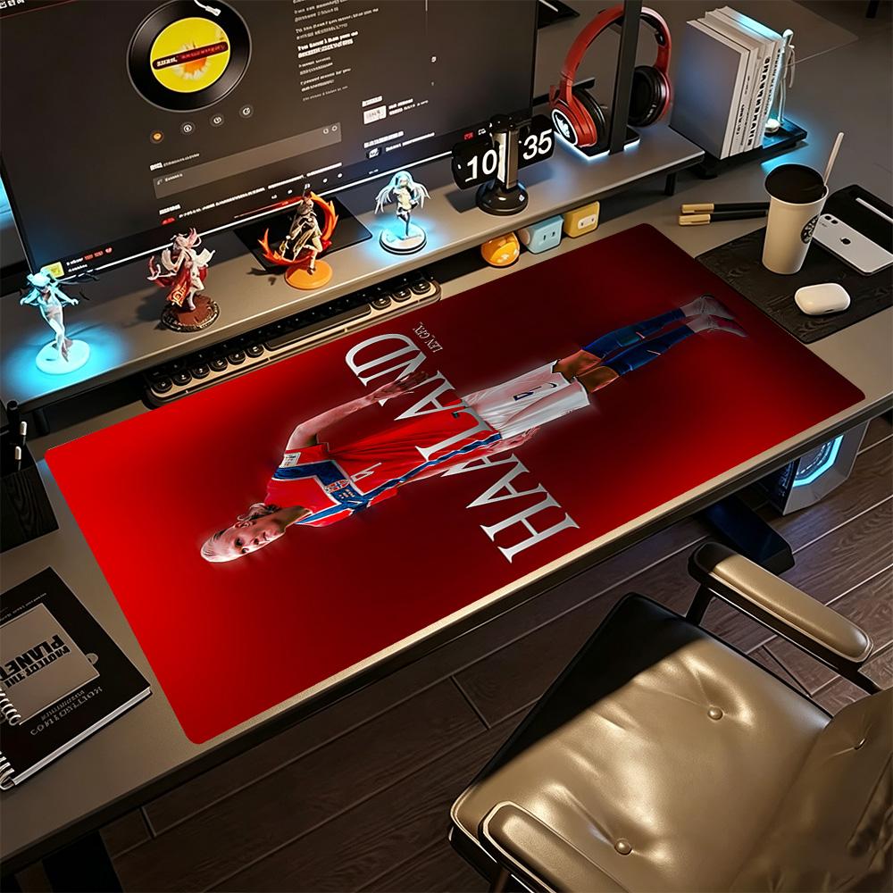 Man City Fire Player Large Mouse Pad Gamer Mousepad HD Print Desk Pad Non-Slip Rubber Base Office Desk Accessory