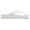 Crocs Baya Platform Flip Comfortable Cut-out Non-Slip Flip Women's White