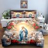 Angels Roses Clouds Bedding Duvet Cover Sets Duvet Covers Pillowcases Gifts (1 * Duvet Cover 2 * Pillowcases, Without Duvet Insert)
