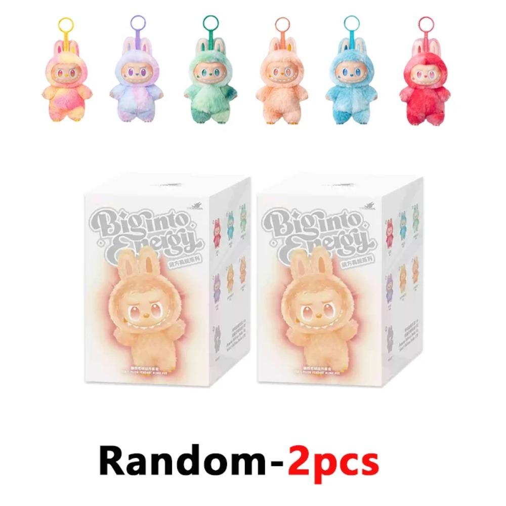 Emalje Monster Labubu V1 V2 V3 Blindboks Bestselgende Anime Karakterserie Energi Serie PVC Anheng Dukke Modell Leke Søt Nøkkelring Leke Bursdagsgave