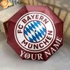 1 PC Automatic Folding Umbrella - FC Bayern Munchen Custom Name Pattern, Portable & Foldable Design with 8 Ribs, Christmas Birthday Gifts