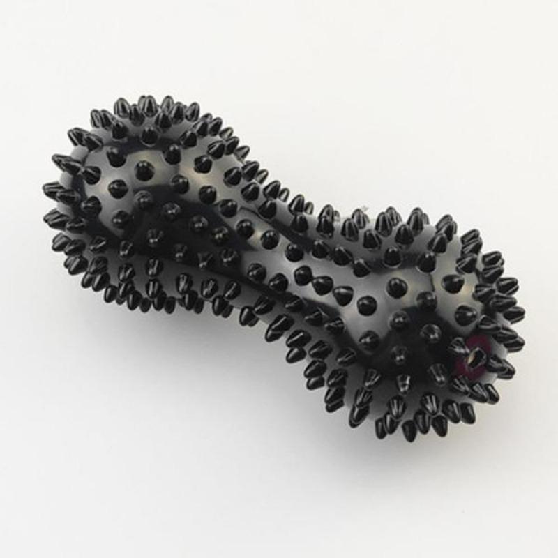 PVC Peanut Shape Massage Yoga Fitness Ball Stress Relax Body Spiky Massager