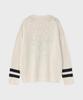 FALLETT Jacquard Numbering Sweater Ivory