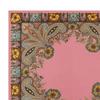 Headscarf Paisley Pattern Large Square Scarf Smooth Imitation Silk Fabric Turban