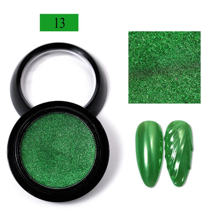 Новая титановая пудра для ногтей «Зеркало Авроры» с эффектом водной ряби