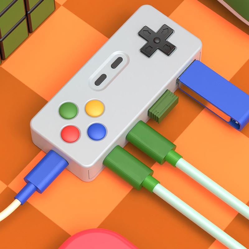 

Игровой геймпад 4-в-1, моделирующий хаб, игровой контроллер, компьютерный USB Type-C, USB-C адаптер интерфейса для ноутбука, ПК, мыши, клавиатур, U-диска 1PCS