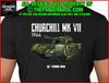 Churchill Mk. VII T-Shirt WWII British Army Tank