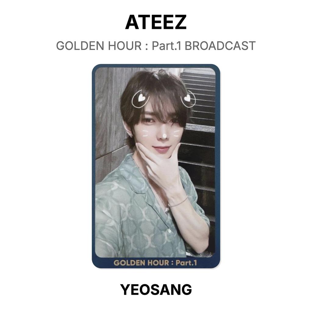 ATEEZ GOLDEN HOUR : Part.1 BROADCAST Official Photocard