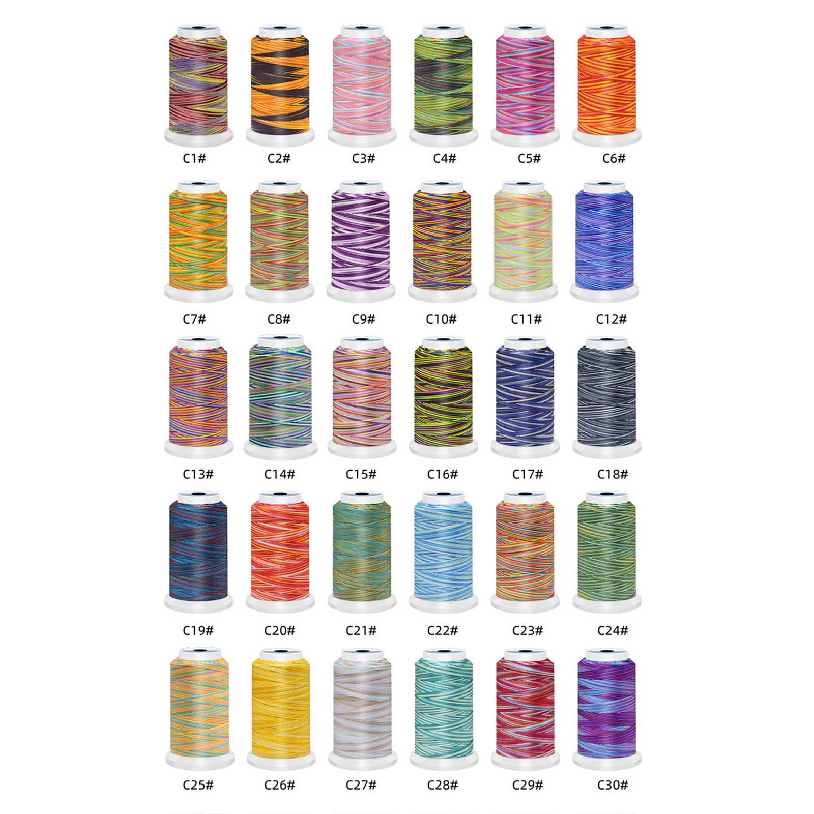 Цветная нить для бисероплетения 459 ярдов/рулон полиэстеровая нить 0 — фото 4