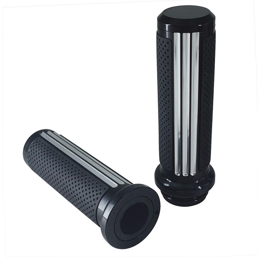 Universal 25MM Handlebar Grips for Harley XL883 Softail, Dyna, and Touring Motorcycles