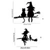Recyclable Metal Necromancer Brush Stake Halloween Yard Decoration Easy Arrange