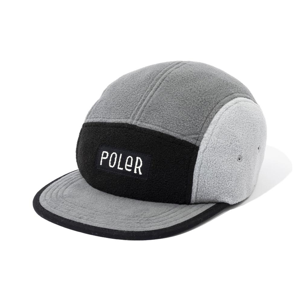 POLERSTUFF Fleece 5-Piece Cap Black