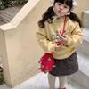 Charming Knitted Childrens Bag With Adorable Dragon Fruit Design For Boys Girls And