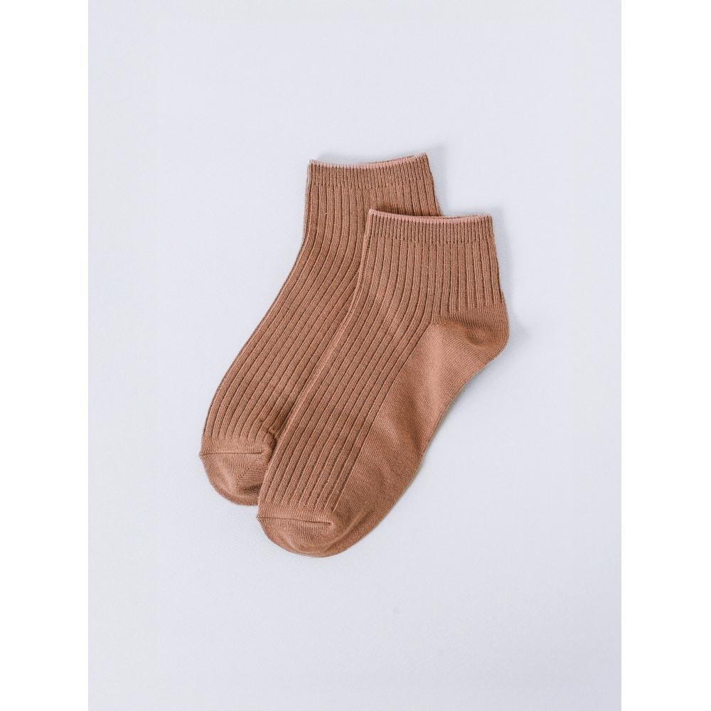 

DaiSo Women S paStel Mid Calf SockS Brown