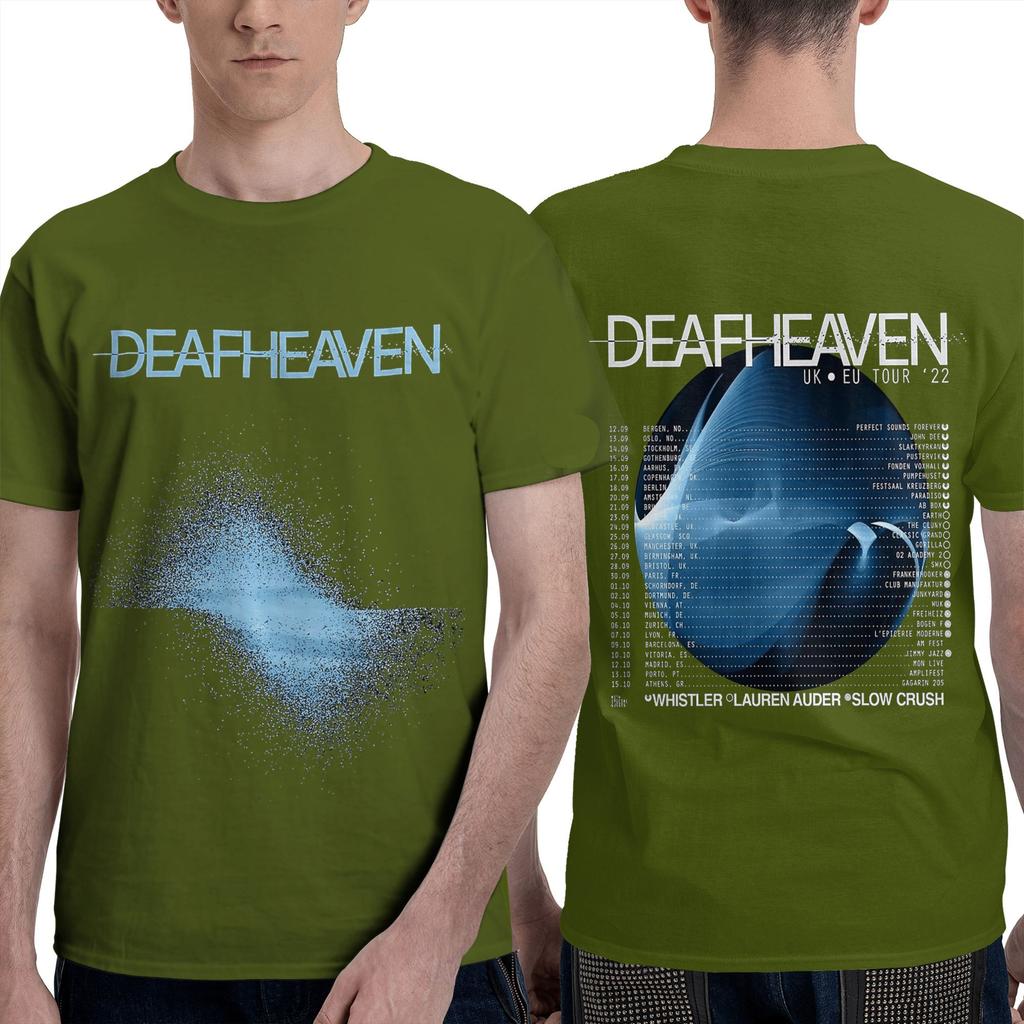 Deafheaven Band  T Shirt Men's  Pure Cotton Funny T-Shirt O Neck  Tee Shirt Short Sleeve Tops Gift Idea