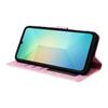 For Samsung Galaxy A07 4G/A06 4G/A06 5G Case RFID Blocking Flower Leather Phone Cover with Wrist Strap