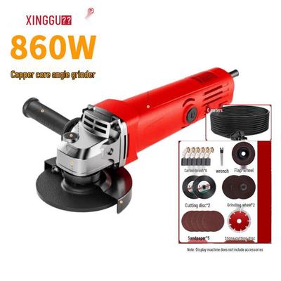 Xinggu 860W Electric Angle Grinder CN Plug (adapter Included)