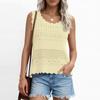 Women's Comfortable, Relaxed-Fit, Slim-Cut Knit Sleeveless Top