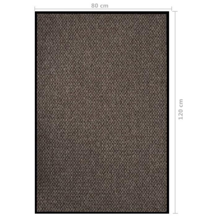 VidaXL Paillasson Beige, 80x120 cm