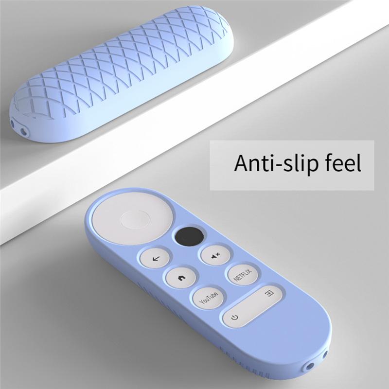 Soft Silicone Case For Google Chromecast Remote Control Protective Cover Shell For Google TV 2020 Voice Remote Control D Durable