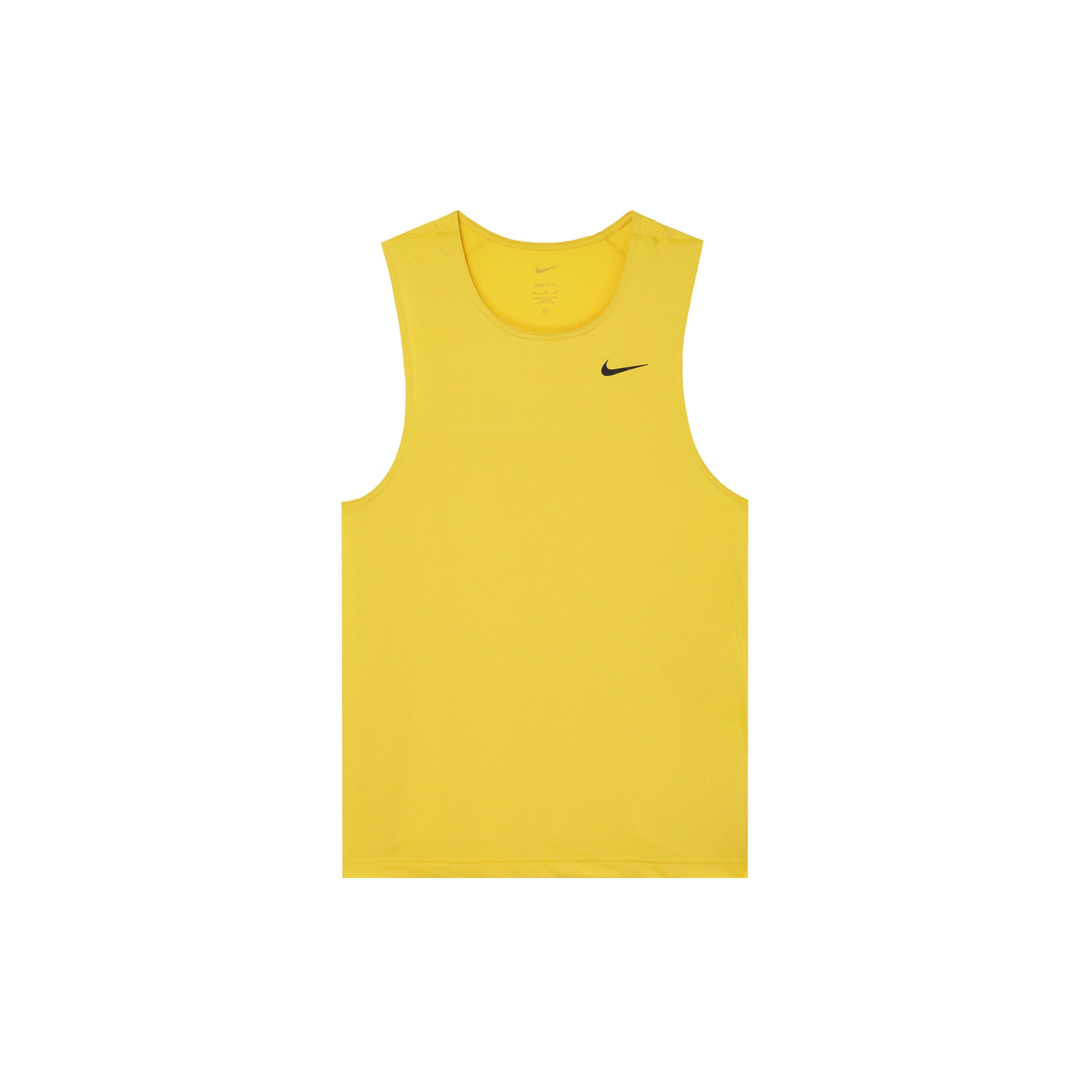 

New Nike Tank Top Men s Bright Sulfur Yellow DV9814-709 XXL