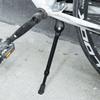 Bicycle equipment, mountain bike footrest, middle support, edge support, parking rack, bicycle support, riding