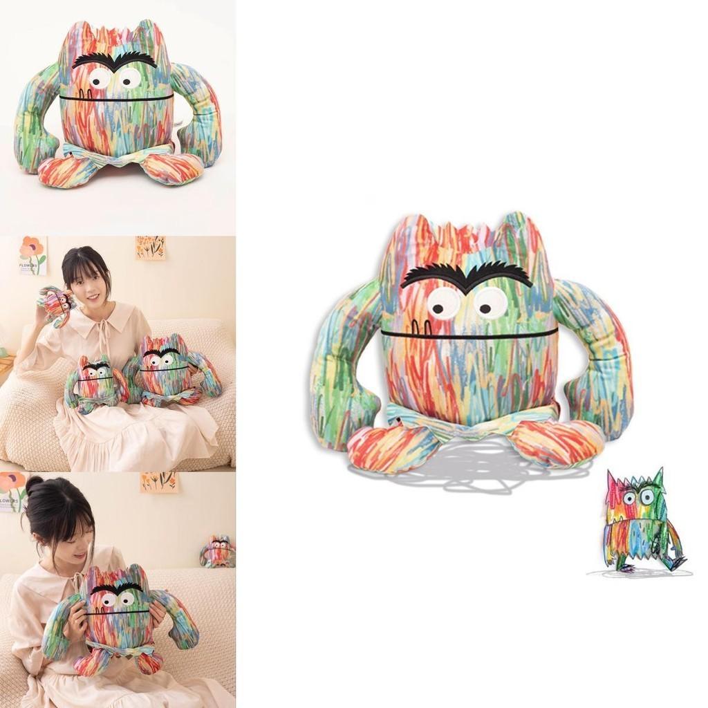Das Farbmonster-Plüschtier – weich und kuschelig – erhältlich in 15 cm, 25 cm und 35 cm (Optionen)