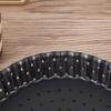 Non-Stick Round Pizza Pan Small 5Inch Removable Bottom Tart Baking Tray Pie Pan Oven Baking Tool Quiche Tool Nonstick Pizza Tray