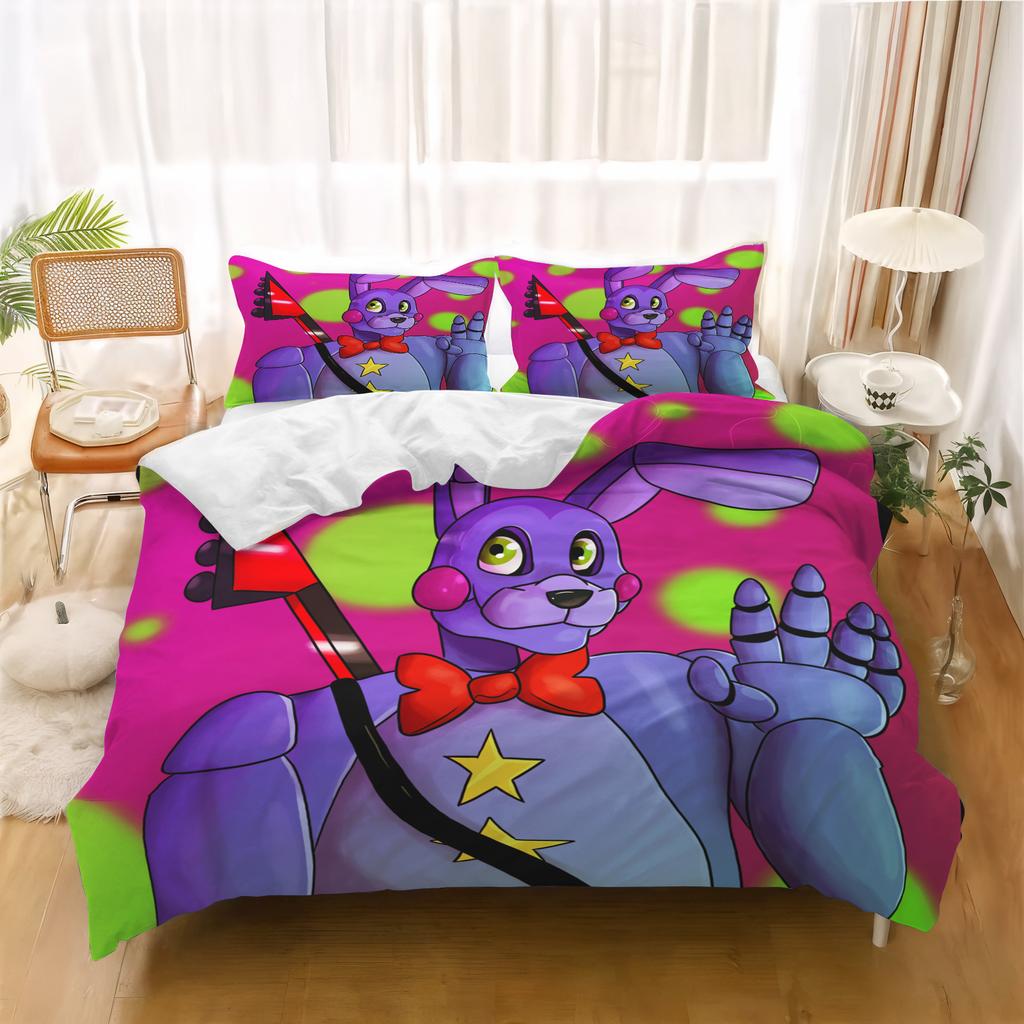 Baby Cartoon Duvet Cover Freddie's Midnight Children's Bedroom Set Quilt Covers Kids Bedding Set Holiday Gifts