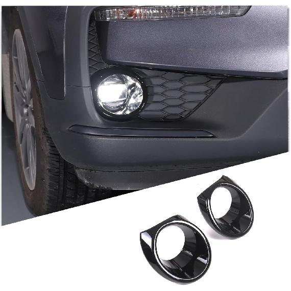 

2PCS Car Front Fog Lights Ring Cover Trim for Honda Pilot 2019 2020 2021 2022, ABS Material Automotive Front Bumper Driving Fog Lamp Light Decorative чёрный