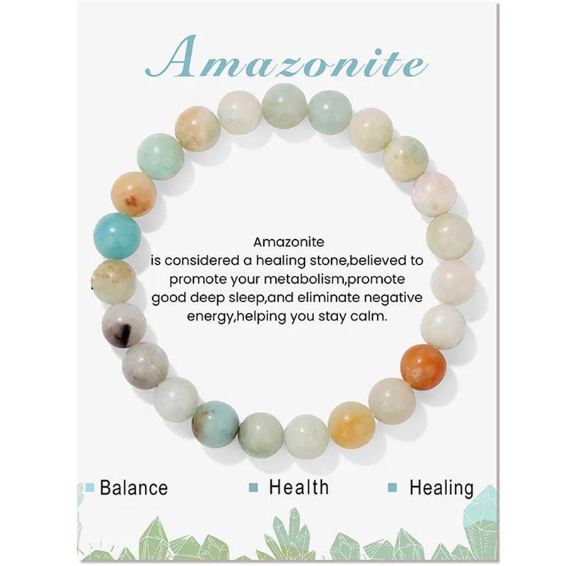 8MM Pink Quartzs Stone Bracelet Minimalism Natural Carnelian Amethysts Gem Stone Bead Elastic Bangle Jewelry Gift for Women Men