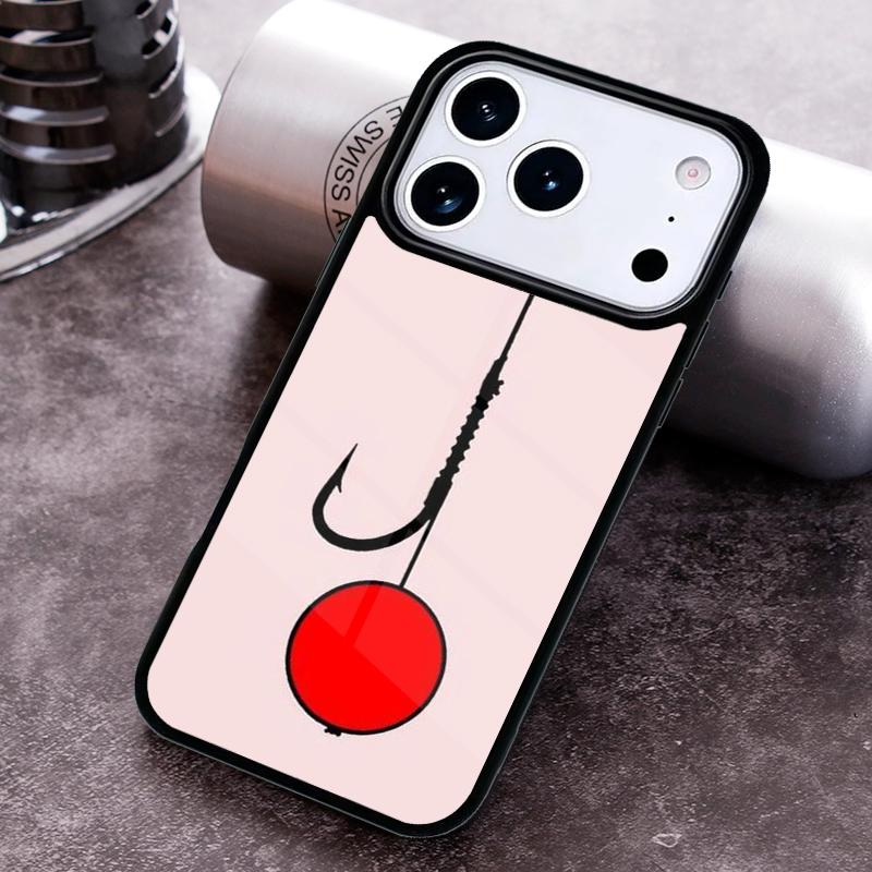 Carp Fishing Boilie Rig Hook Bumper Phone Case For iPhone 17 16 15 14 13 12 11 Pro Max Plus 17Air Soft Silicone Cover
