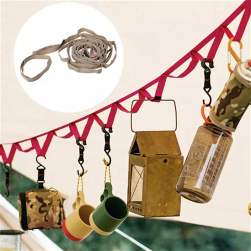 

1,8 /5 м Открытый кемпинг Портативный ремешок бельевая веревка Палаточные аксессуары