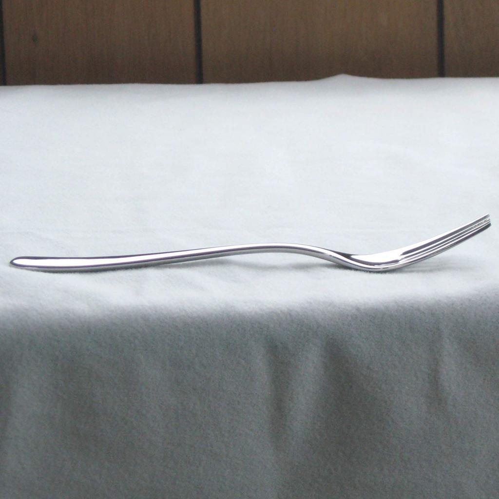 Nagao MIGAKI Curry Spoon and Pasta Fork Stainless Wooden Made in Japan Set, 18-8 Steel, Box,