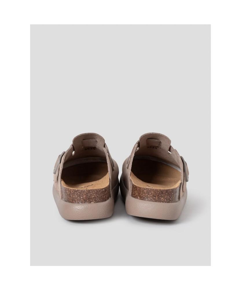 Scholl (Women) Suede Chunky Sole Cork Clog Yellowish Brown (Hh64K2C75B)