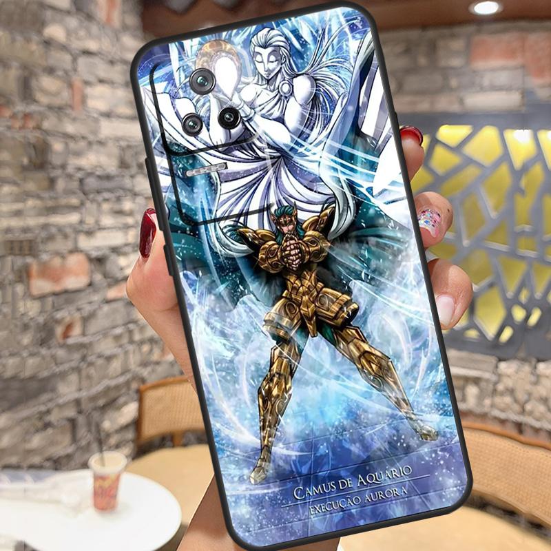 Saint Seiya Aiolos Camus Case For POCO F5 X3 X5 Pro M5s C40 F3 F4 X4 GT Xiaomi 13 Ultra 11T 12T Pro 11 12 Lite Cover