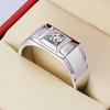 Men's 18k Gold Moissanite & Diamond Ring with Grading Certificate, Appraisal Supported.