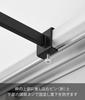 Yamazaki Jitsugyo Kamoi Telescopic Indoor Clothes Drying Hanger Depth Wide Black X X Tower Indoor Drying Does Not Hit Doors or Curtains Fixed To the