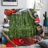 1Pc Sports Print Flannel Blanket, High Quality Comfortable for All Seasons, Home Decor, Warmth and Comfort, Perfect for Christmas Gifts
