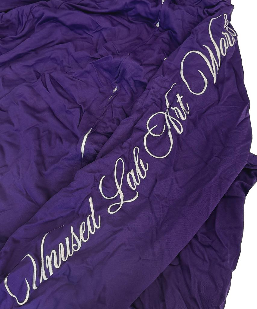 UNUSEDLAB Script Lettering Zip-Up [Purple]