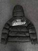 Trapstar Winter Trendy Windproof Cotton Jacket: Thick, Versatile, Hooded Warm Outerwear for Couples.