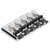 5 String Bass Bridge Metal Guitar Hard Tail Saddle Replacement Parts Music Accessories