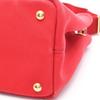 Used PRADA CANAPA Mini 2WAY Tote Bag Canvas Red Used Women