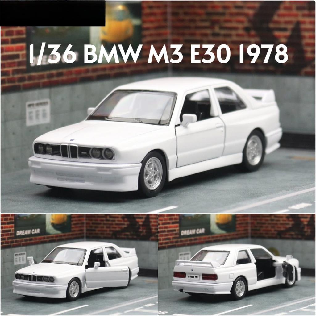 1/36 BMW M3 Toy Car Model RMZ CiTY Miniature Classical Free Wheels Pull Back Diecast Alloy Collection Gift for Children Boy Kid