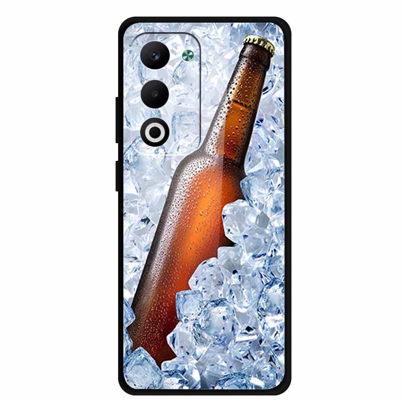 Glass Back Cover For OPPO A5i Pro 5G Case A5iPro Coque Hard Tempered Glass Case For OPPO A5m A5 5G 4G Phone Case A 5 Soft Bumper